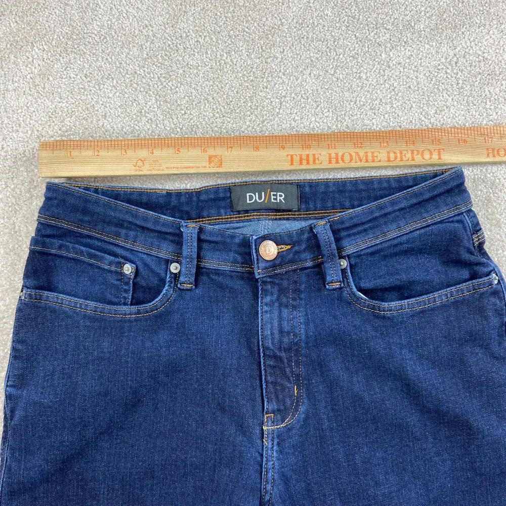DU/ER Relaxed Taper Jeans Mens 32 Dark Blue L2X Performance Denim